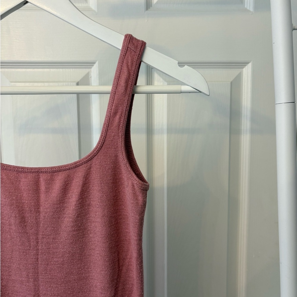 Aritzia Wilfred Free Dusty Pink Sleeveless Tank Dress Size Extra Small - Picture 5 of 12